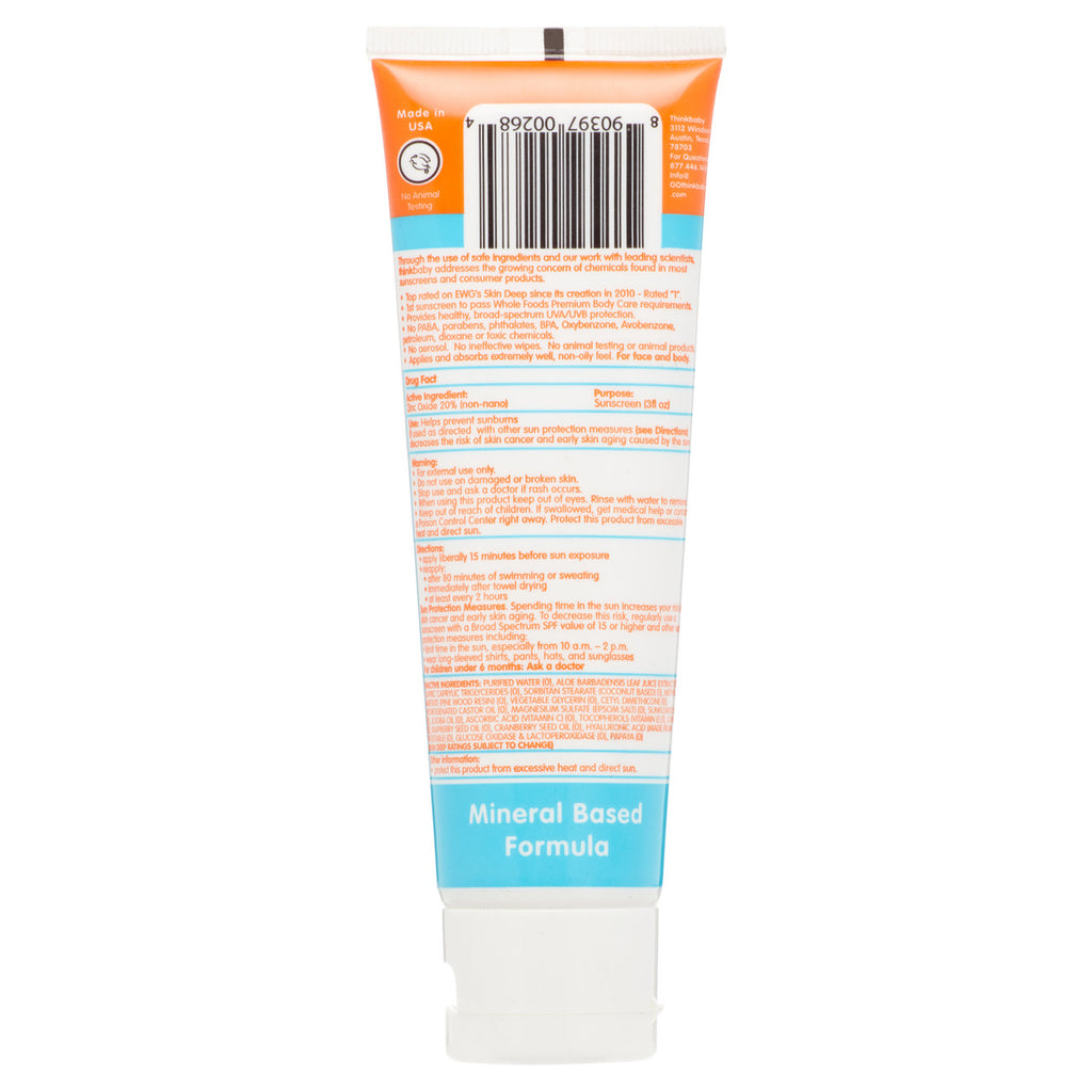Think Baby SPF 50 Sunscreen (3 Oz)